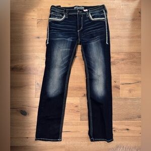 Vintage Y2K Affliction Dark Blue Jeans Ace
